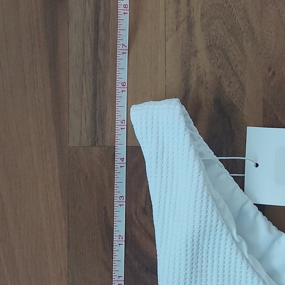 NWT Dippin Daisys Nocturnal Bikini Bottoms. White Textured Cheeky Size XL - Picture 10 of 10